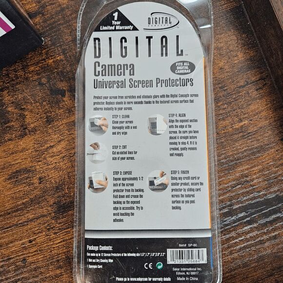 Digital Camera Universal Screen Protectors, SP-60 Opened new - Picture 4 of 4